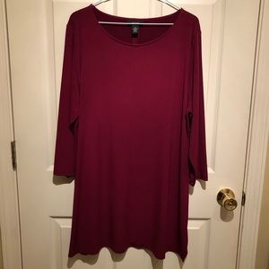 Alfani XXL Red Tunic - Women’s Plus